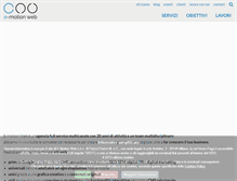 Tablet Screenshot of e-motionweb.it